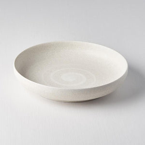 Recycled White Sand Plate With High Rim 22cm · €41 · CURATED BY EYEDS