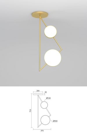 Triangle Variations 356 Ceiling Light Vertical 2 · €3000 · ATELIER ARETI | CURATED BY EYEDS