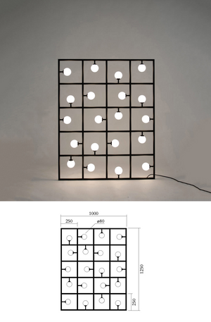 Squares 094 Floor | Wall Light · €6660 · ATELIER ARETI | CURATED BY EYEDS