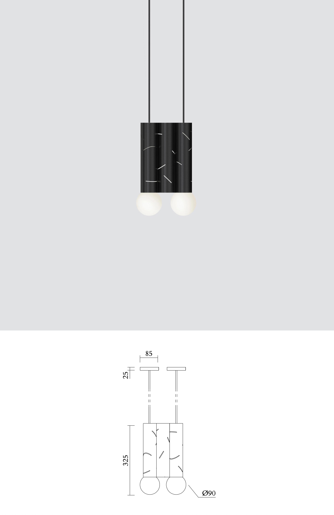 Birch 438 Pendant Light 3 · €2500 · ATELIER ARETI | CURATED BY EYEDS
