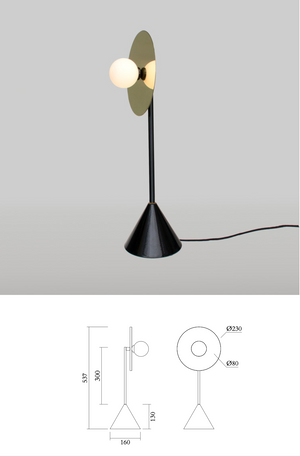 Disc & Sphere 140 Desk Light · €725 · ATELIER ARETI | CURATED BY EYEDS