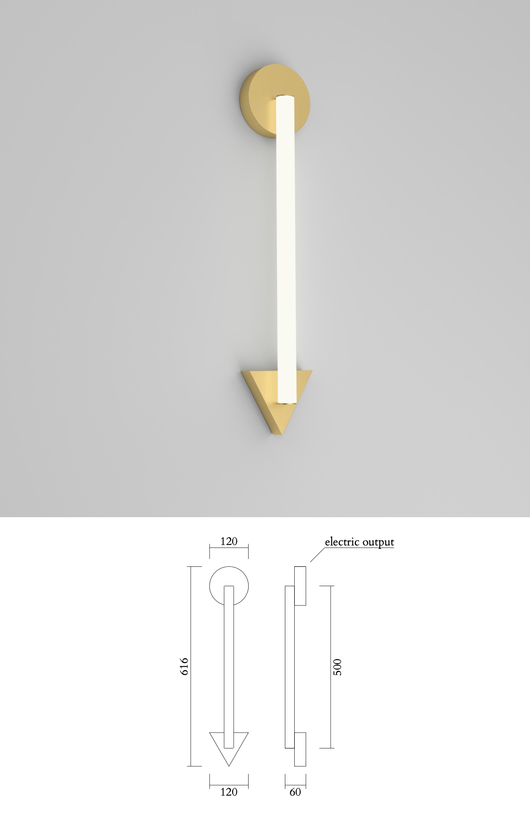 Tube Circle Triangle 447 Wall Light 01 · €700 · ATELIER ARETI | CURATED BY EYEDS