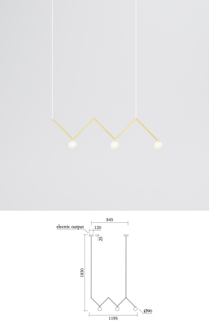 Zigzag 470 Pendant Light 3 · €1265 · ATELIER ARETI | CURATED BY EYEDS