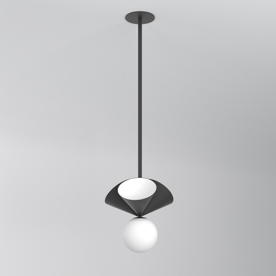 Globe With Three Cones 479 Pendant Light · €1265 · ATELIER ARETI | CURATED BY EYEDS