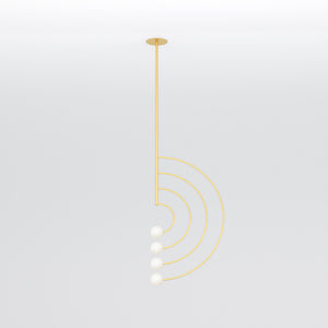 Offset 469 Pendant Light 4 Tubes Half Circle · €1925 · ATELIER ARETI | CURATED BY EYEDS