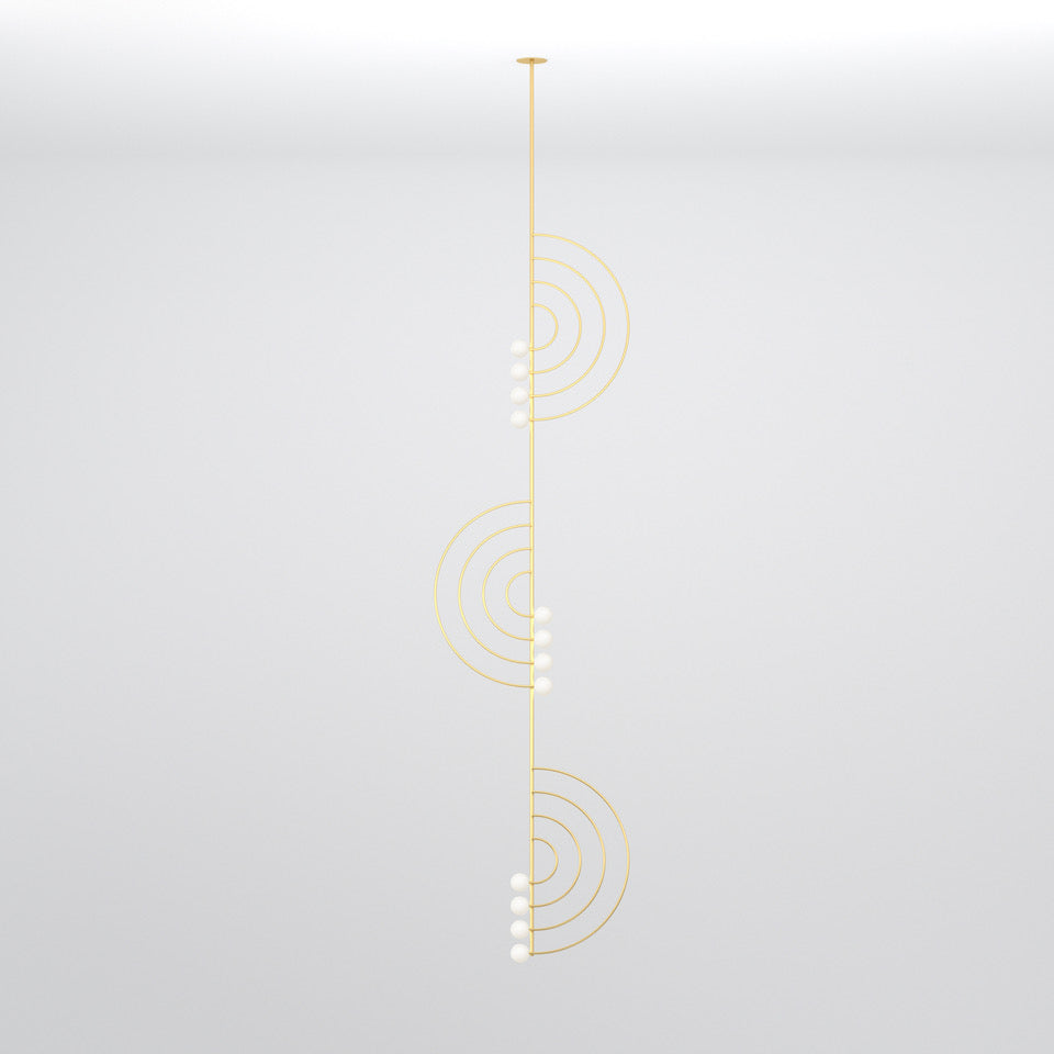 Offset 469 Pendant Light  4+4+4 Tubes Half Circle · €5775 · ATELIER ARETI | CURATED BY EYEDS