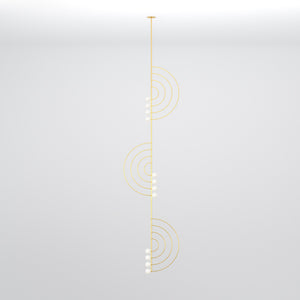 Offset 469 Pendant Light  4+4+4 Tubes Half Circle · €5775 · ATELIER ARETI | CURATED BY EYEDS