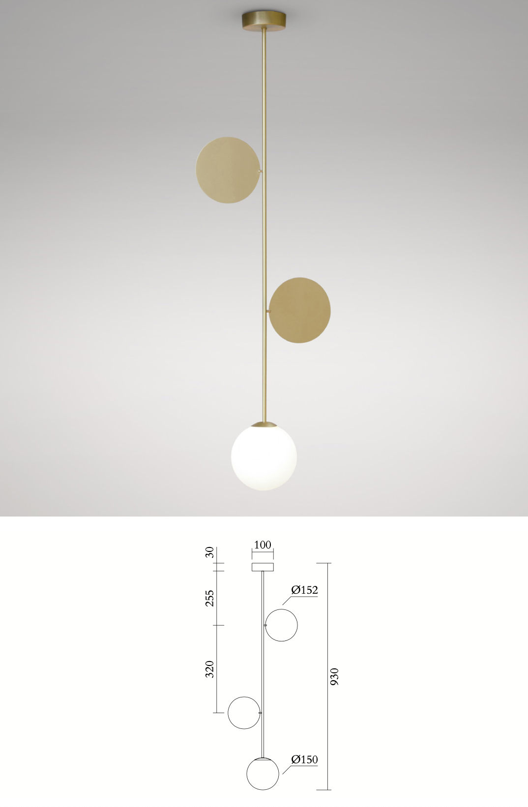 Plates 201 Pendant Light · €686 · ATELIER ARETI | CURATED BY EYEDS