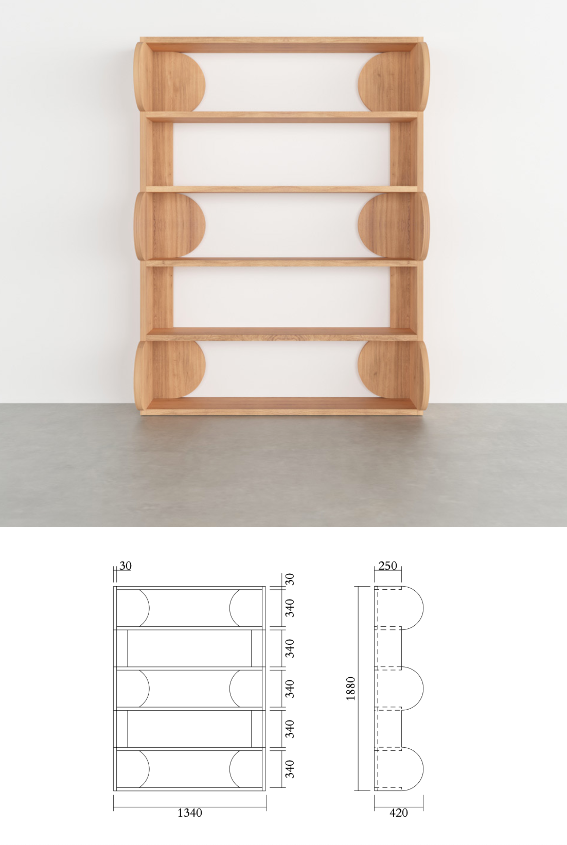 Symmetry 372 Bookshelf R02 · €5750 · ATELIER ARETI | CURATED BY EYEDS