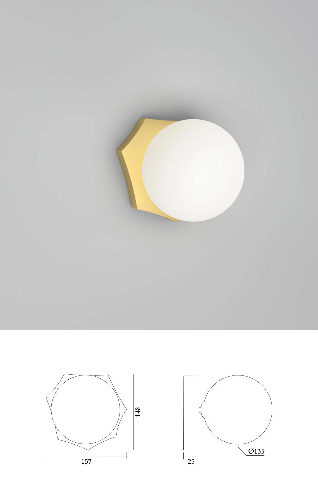 Block 499 Wall Light Cutted Cylinder · €410 · ATELIER ARETI | CURATED BY EYEDS