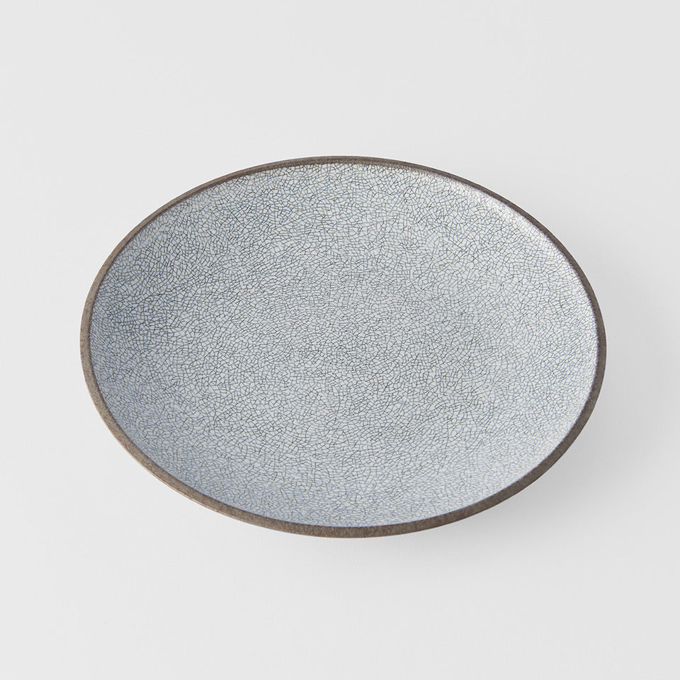 Dinner Plate Crazed Grey 25cm · €20 · CURATED BY EYEDS