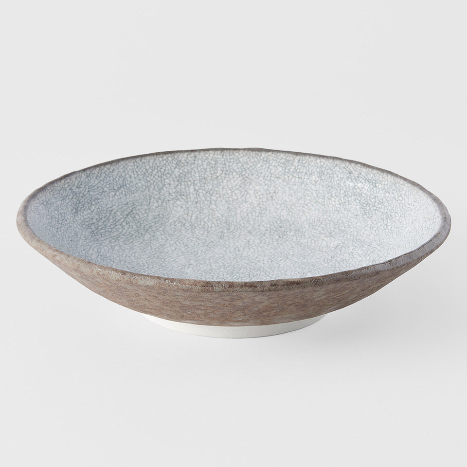 Shallow Open Bowl Crazed Grey 24cm · €19 · CURATED BY EYEDS