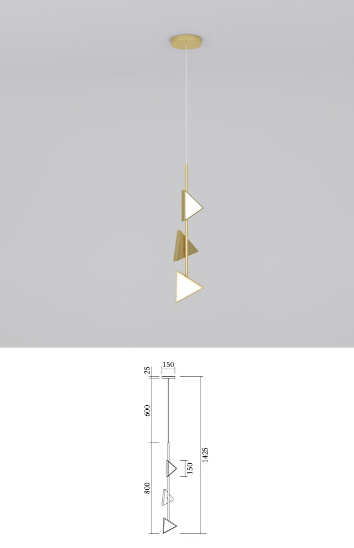 Lines & Triangles 358 Pendant Light · €1500 · ATELIER ARETI | CURATED BY EYEDS