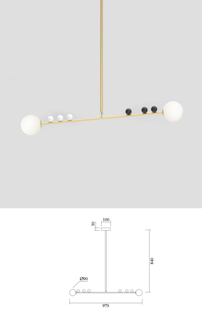 Scale 457 Pendant Light Metal Spheres · €1250 · ATELIER ARETI | CURATED BY EYEDS