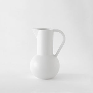 Open image in slideshow, Medium Jug Strøm Earthenware · €82 · RAAWII | CURATED BY EYEDS
