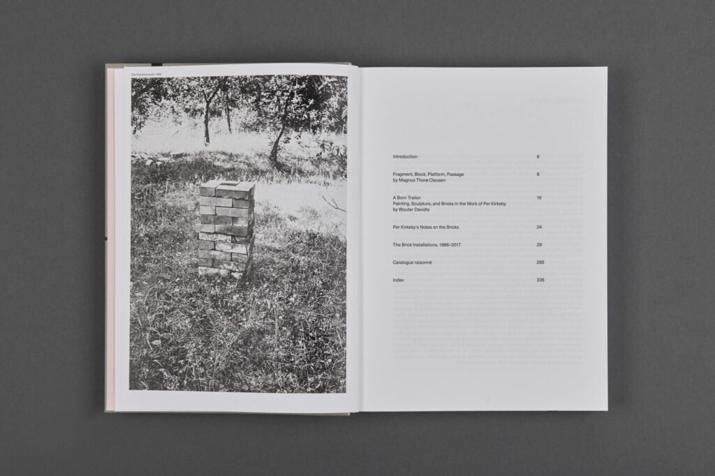 The Complete Bricks (Vol. 1) Exhibition catalog · €61 · PER KIRKEBY | CURATED BY EYEDS