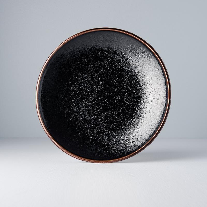 Round Plate Tenmokku 25cm · €20 · CURATED BY EYEDS