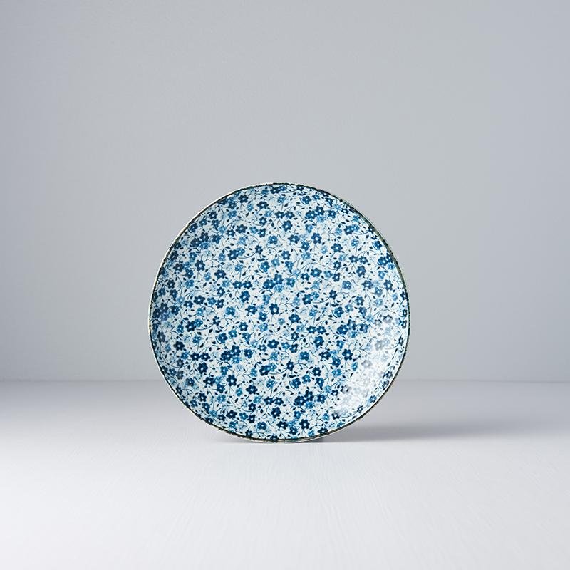 Uneven Blue Plate Daisy Side 19cm · €10 · CURATED BY EYEDS