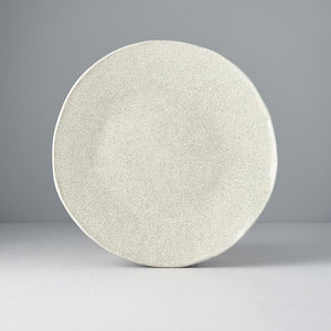 Uneven Off-Centre Plate Grey Crazed 27cm · €27 · CURATED BY EYEDS