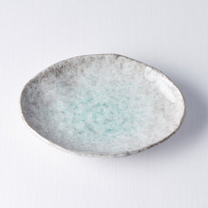 Uneven Oval Plate Aqua Splash 20cm · €14 · CURATED BY EYEDS