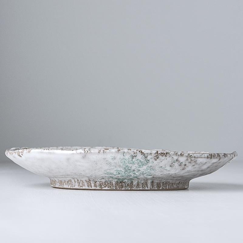 Uneven Oval Plate Aqua Splash 24cm · €17 · CURATED BY EYEDS