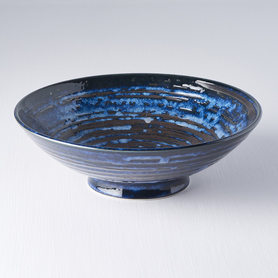 Uneven Ramen Bowl Copper Swirl 25cm · €22 · CURATED BY EYEDS