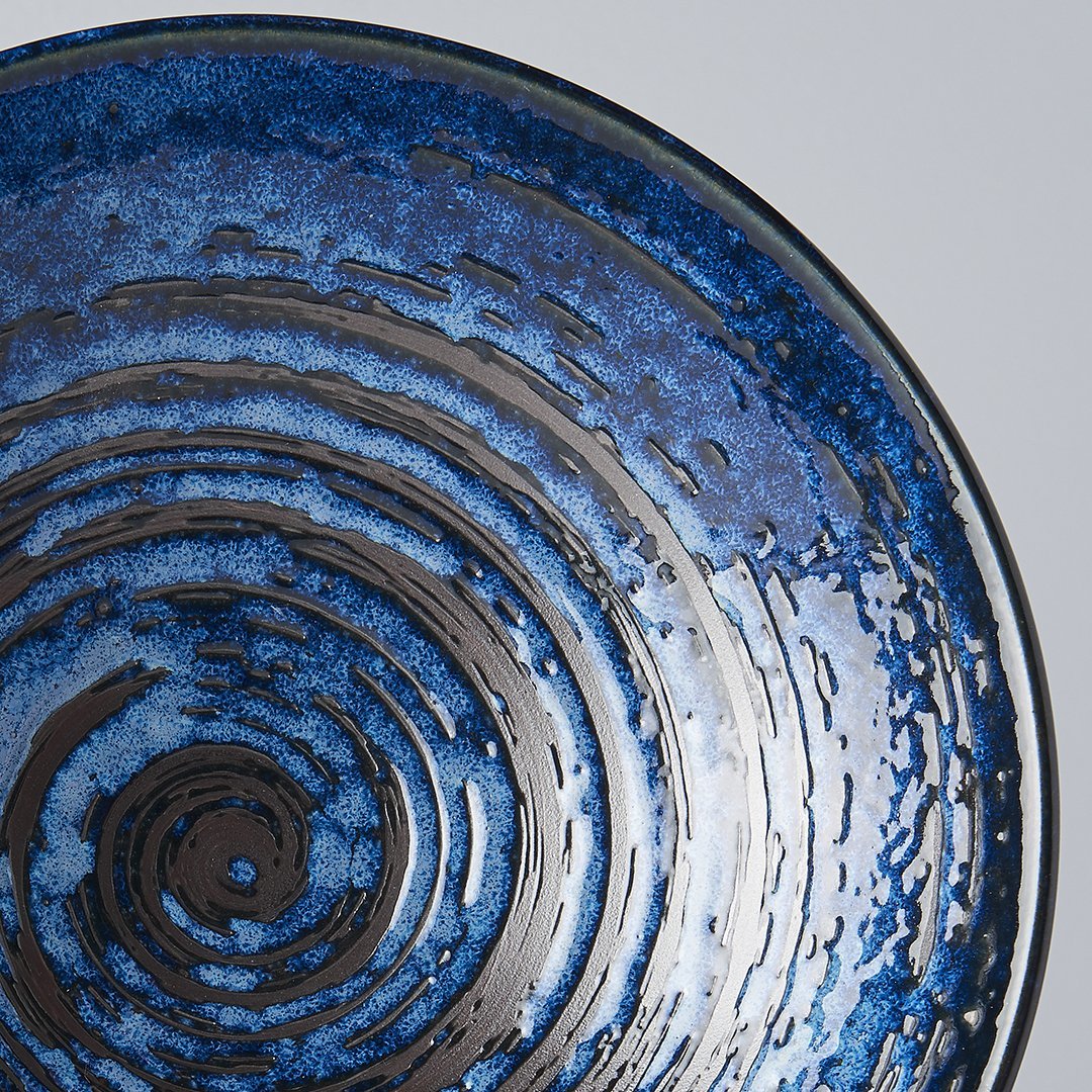 Uneven Ramen Bowl Copper Swirl 25cm · €22 · CURATED BY EYEDS