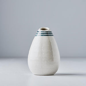 White Raindrop Shaped Vase 10cm · €10 · CURATED BY EYEDS